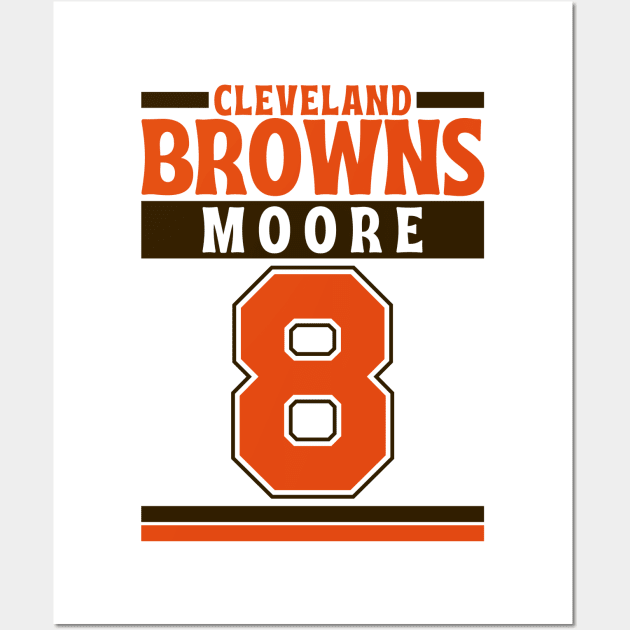 Cleveland Browns Moore 8 Edition 3 Wall Art by Astronaut.co